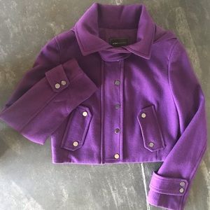 BCBG MAX AZRIA Cropped Moto Jacket